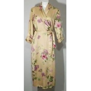 OSCAR DE LA RENTA Rare Floral Robe With Gown